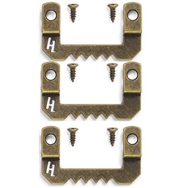 hangz 20001 canvas flat mount sawtooth picture hanger value pack, 20lb