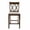 Walnut-Grey, variant on Dayalane Farmhouse Bar Stools Set of 2, 24" X Back Wood Upholstered Counter Height Barstools for Kitchen Island, Cafe&Bistro, Pub, Dining Room,