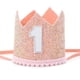 thumbnail image 1 of Decoración de fiesta de cumpleaños infantil, cumpleaños de un año, decoración de fiesta con corona, sombrero, diseño del lugar, 1 of 4