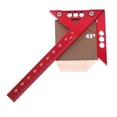 thumbnail image 4 of Center Finder Gauge Precision Measuring Tool for 45 and 90 Degree Angles Inch Fangkenuo, 4 of 7
