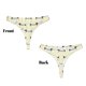 thumbnail image 3 of Balery Dachshund Dog Puppy Tangas de Algodón para Mujer con Estampado – Ropa Interior Sexy, Transpirable, G-string-XX-Large, 3 of 6