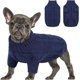 thumbnail image 1 of Queenmore Suéter para perro pequeño, ropa de punto para clima frío, cuello alto clásico, ropa gruesa y cálida para chihuahua, bulldog, perro salchicha, pug, yorkie (verde, mediano), 1 of 4