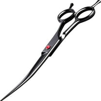 Professional 7.5 Inch Dog Hair Grooming Scissor Up Curved Scissors Pet Shears For Dog Hair Grooming
