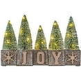 thumbnail image 1 of Haute Decor 15 Inch Holiday Pre Lit LED Tabletop Decorative Wood Blocks JOY, 1 of 3