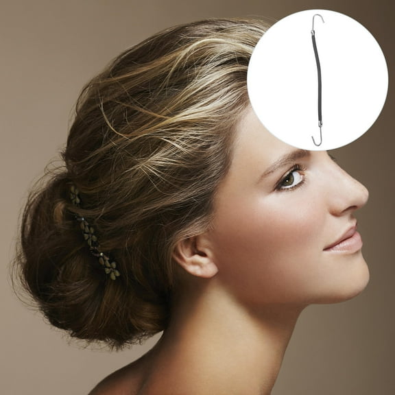 OFFIGAM 20Pcs Bungee Ponytail Hair Hooks for Custom Fit Hairstyles and Braids Multi Color