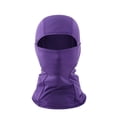 thumbnail image 2 of sususu Balaclava Face Mask Adjustable Windproof UV Protection Hood Purple, 2 of 3