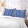 thumbnail image 5 of GZHJMY Colorful Cute Tropical Pillowcase King Size, Super Soft Pillow Shams Covers, Plush Cozy Pillow Cases with Zipper, 20" X 40"（504）, 5 of 6