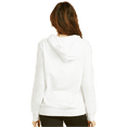thumbnail image 3 of Women's Lightweight Cotton Single Jersey Active Pullover Hoodie Sweatshirt, White M, 1 Pack, 3 of 4