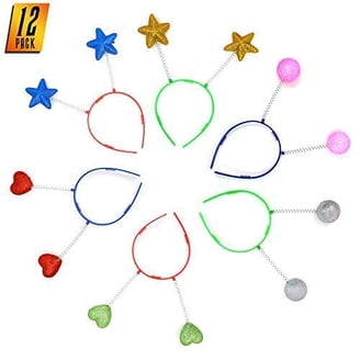 Set of 12 Head Bopper Headband Party Hats Star Ball Heart  display picture 2