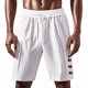 thumbnail image 1 of pstuiky Pantalones cortos para hombre, Pantalones cortos de lino con cintura elástica y botones de color liso para hombre, versátiles y a la moda. Pantalones cortos cargo, 1 of 9