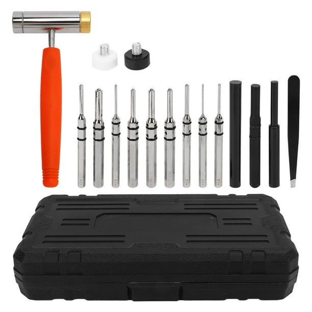 Juego De Martillo Y Punzón, Material De Acero De Martillo Desmontable, Juego De Punzón De Rodillo, Tratamiento Térmico, Práctico Y Práctico Para Carpintería OTVIAP Hammer and Punch Set