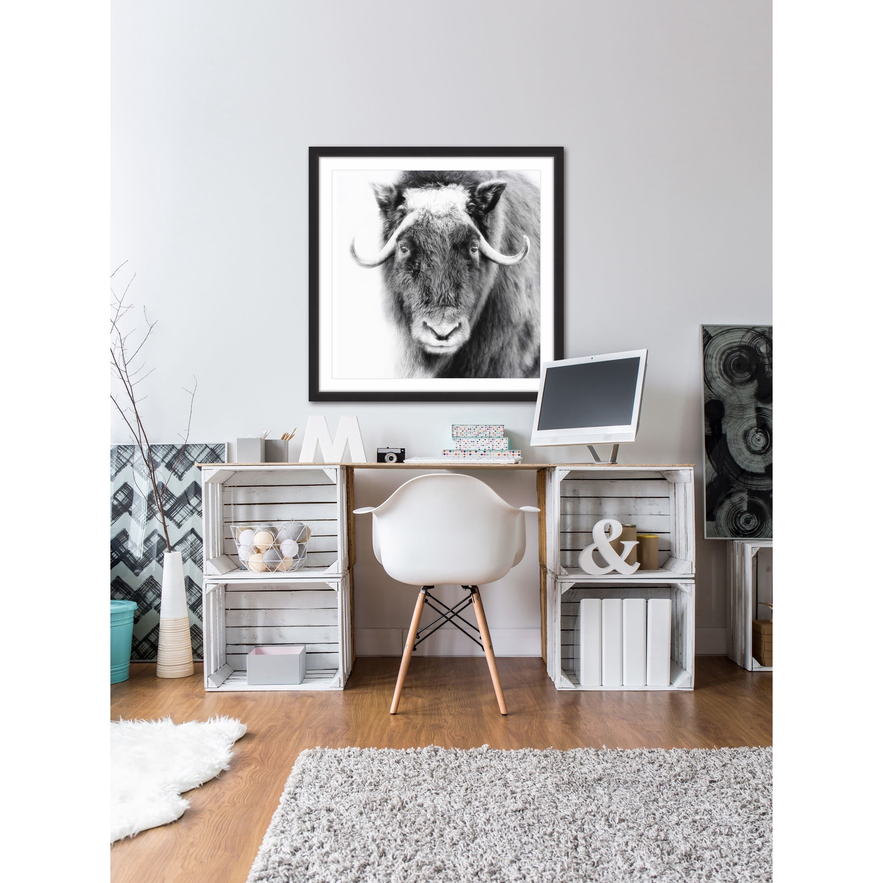 Look at Me Framed Painting Print