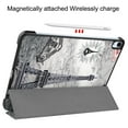 thumbnail image 5 of ELEHOLD Folding Case For Apple iPad 11th(A16) 2025/10th 2022, PU Leather Case Stylish Pattern Kickstand Magnetic Auto Wake/Sleep Folio Slim Shockproof Case Cover,N, 5 of 6