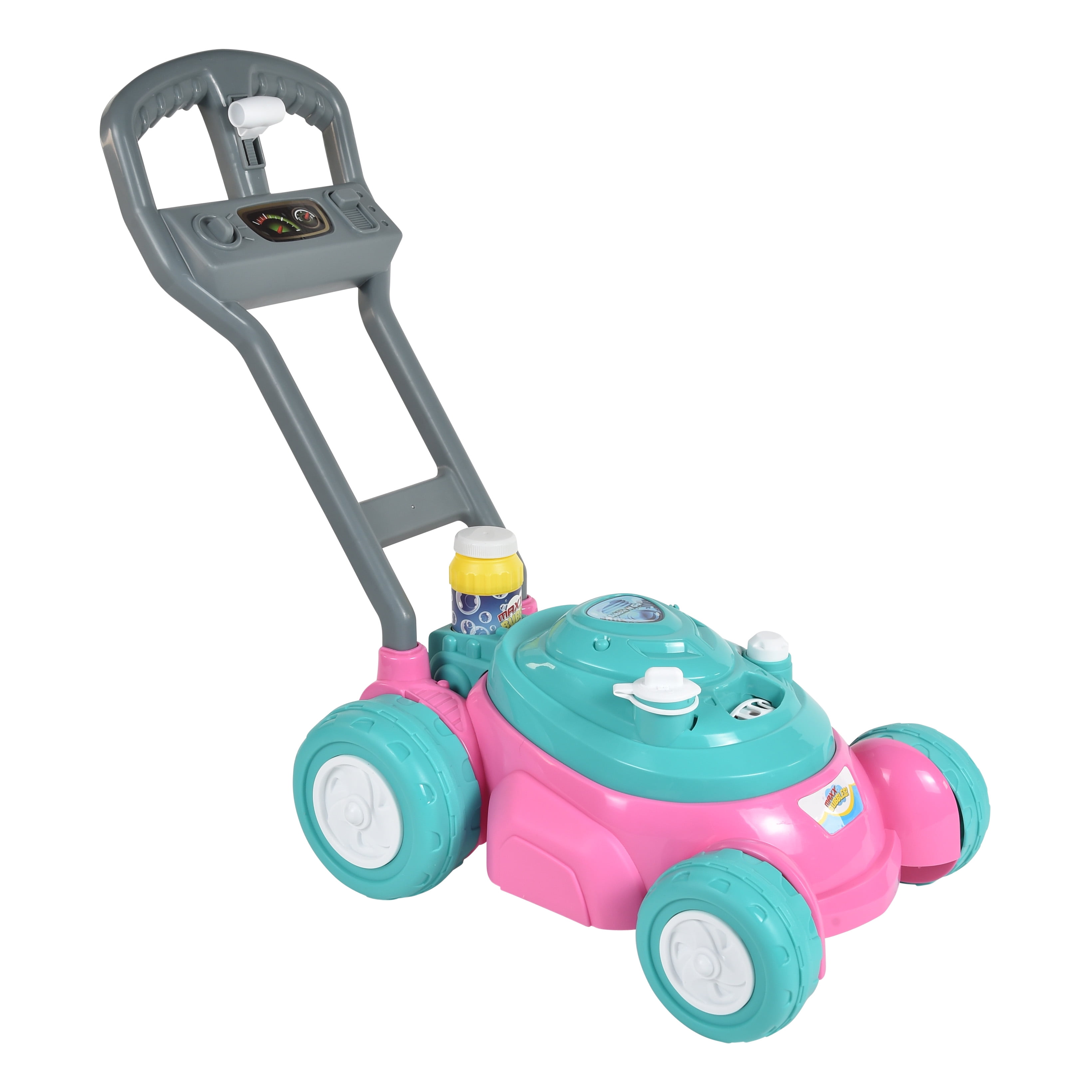 Sunny Days Entertainment Bubble N Go Toy Lawn Mower with Refill