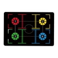 thumbnail image 3 of Almencla Basketball Training Mat Anti Slip Silent Basketball Footstep Mat Dribble Aid Red Yellow, 3 of 8