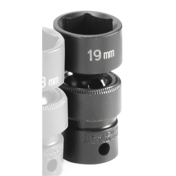 Grey Pneumatic 1019UM 3/8" Drive x 19mm Standard Universal