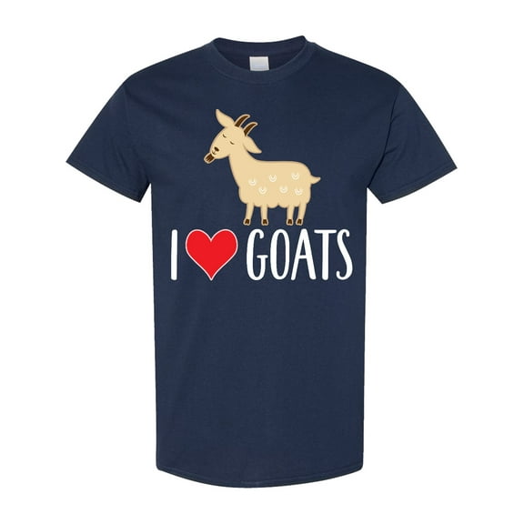 Inktastic Goat Cute I Love Goats Farm Animal T-Shirt