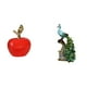 thumbnail image 1 of Estatua,Escultura de fruta artificial,estatua y artesanía,Figura de escritorio,Estante de estatua de pavo real para escritorio,decoración del hogar,Figura decorativa creativa para la oficina, 1 of 8