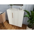 thumbnail image 3 of Modern White Sideboard Cabinet with Gold Handles - Kitchen & Dining Room Storage Organizer (31.5"L X 16.5"W X 42.9"H), 3 of 11