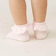 thumbnail image 2 of JIANFANG Toddler Lace Socks Girls Ruffle Eyelet Frilly Princess for Baby Little Kids, 2 of 9