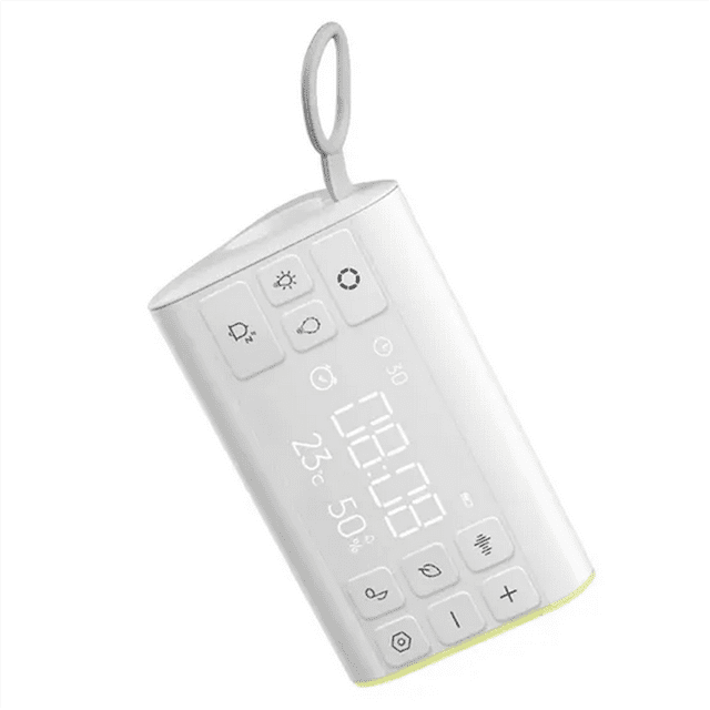 Modèle Privé Machine à Bruit Blanc Aide au Sommeil Bruit Blanc Lumière Respirante Bruit Blanc Réveil Aide au Sommeil,1 * Machine à Bruit Blanc,Blanc