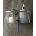 thumbnail image 3 of era Catamarca Aluminum Shampoo Caddy Soft Silver, 3 of 4