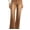D Brown, variant on Women's Wide Leg Jeans High Waisted Stretchy Straight Leg Denim Pants with Pockets Loose Fit Trendy Jeans for Casual (Sizes 4-18)