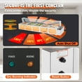 thumbnail image 4 of VEVOR Commercial Electric Food Warmer Countertop Buffet 5*8Qt with Glass Shield, 4 of 9
