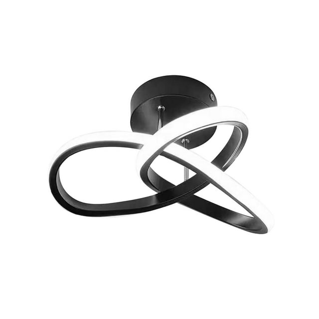 Tachiuwa LED Ceiling Light Indoor Lighting Ceiling Lamp for Home Dining Room Corridor Black
