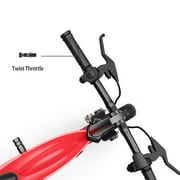 Jetson LX10 Electric Bicycle Ride On, 260 Lb. Weight Limit, Ages 12+, Red, 10 In., Wheel, 250-Watt Motor, Foldable, Head Light, Twist Throttle, Hand Brake, Top Speed: 15.5 MPH and 4 Hour Charge Time