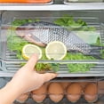 thumbnail image 4 of Wosthever Refrigerador Caja de almacenamiento de mantenimiento fresco Organizador de cajón de congelador apilable Contenedor de almacenamiento de Almacenamiento y organización del hogar Wosthever HA022025-00, 4 of 6