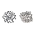 thumbnail image 1 of 40 Piezas de Broches de Rosca de Conector de Joyería de Mujer Vintage Ampliamente Utilizados para Cierres Y Cierres de Collar 2 Estilos Macarena Seguros de joyería conector de tornillo, 1 of 8