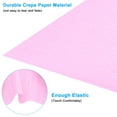 thumbnail image 3 of Rollo de papel crepé Uxcell de 8.2ft, 1 rollo de 20" de ancho para decoración de flores de manualidades, rosa, 3 of 6