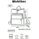 thumbnail image 4 of C-brownMochila de piel elegante para mujer, marrón, 4 of 5