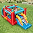 thumbnail image 3 of Costway Inflatable Bounce House 5-in-1 Kids Ice Cream Themed Castle with 480W Blower, 3 of 9
