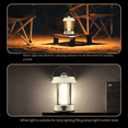 thumbnail image 2 of Portable Camping Lantern - USB Rechargeable LED Camp Light, Adjustable Outdoor Tent Lamp with Atmosphere Lighting, 2 of 6