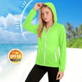 thumbnail image 2 of akafmk Girls Lightweights Jacket Sun Protection Hooded Zip Up Windbreaker Softshell Summer Fall Coat for Boys Outdoor School 5-12Y, 2 of 7