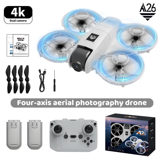 HNZENBW  Mini Drone with Camera, 4K Foldable Drones for Kids, Portable Pocket Quadcopter with Altitude Hold 3D Flips and Headless Mode Easy to Fly