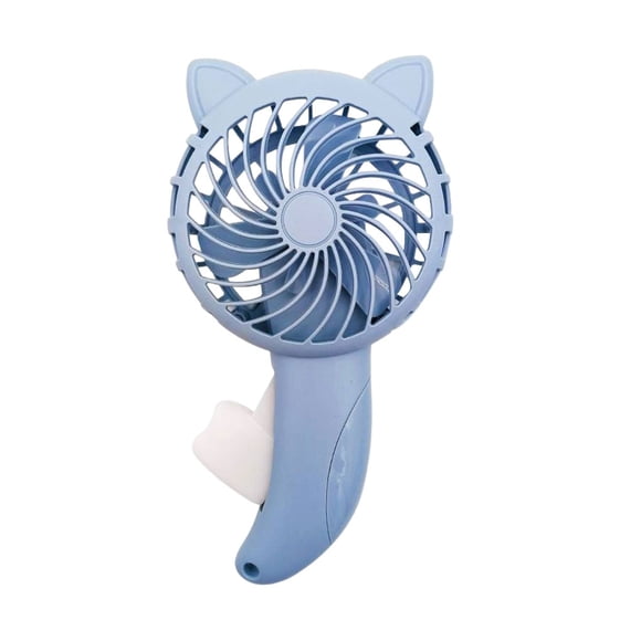 Naiovety Ventilador de presión manual sin batería, herramienta de refrigeración, Mini ventiladores de dibujos animados, Manual de mano para Type2 NO2