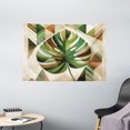 thumbnail image 2 of Ambesonne Monstera Tapestry Wall Hanging, Nature Boho Scandinavian, 60"x40", Fern Green Sepia and Cocoa, 2 of 3