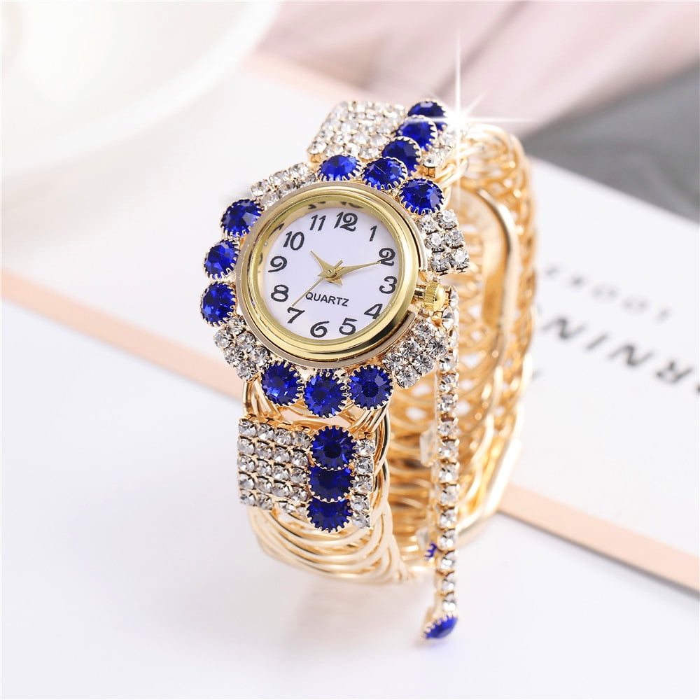 Quartz Watch Beautiful Personality Casual Watch Girls Watch Ladies Women Blue