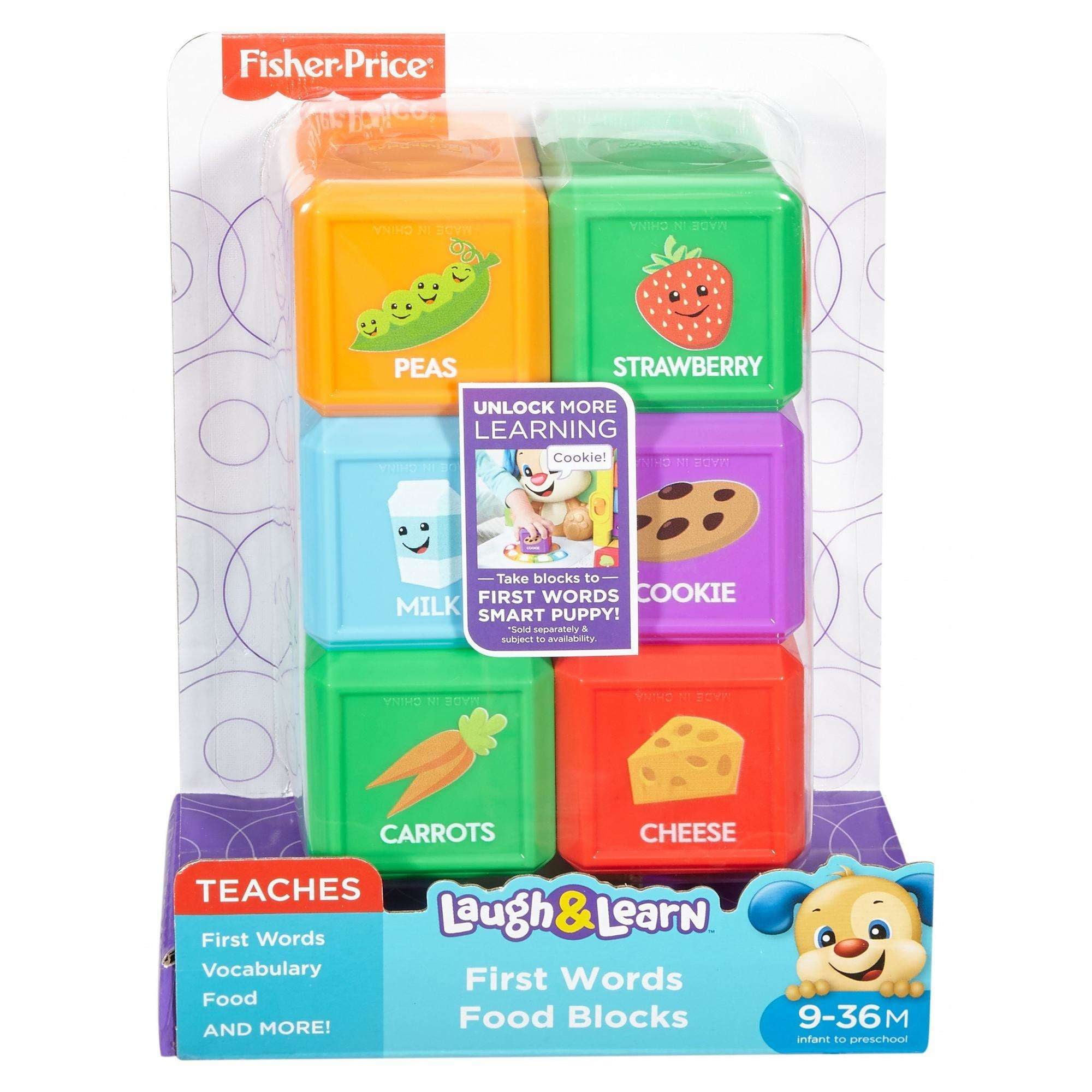 fisher price laugh and learn first words blocks