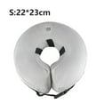 thumbnail image 2 of Protective Inflatable Collar, Dog Cones for Large Dogs to Stop Licking, Soft Cone for Dogs After Surgery (Grey) - S, 2 of 7