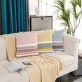 thumbnail image 6 of Plain Linen Cotton Pillow Cover With Tassels Yellow Beige Home Decor Cushion, 6 of 20