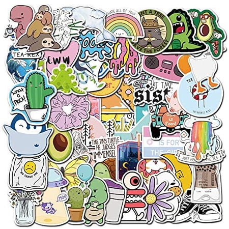 Characteristic Sticker Laptop Stickers for Hydro Flask,75 pcs Waterproof Water Bottle Stickers ...