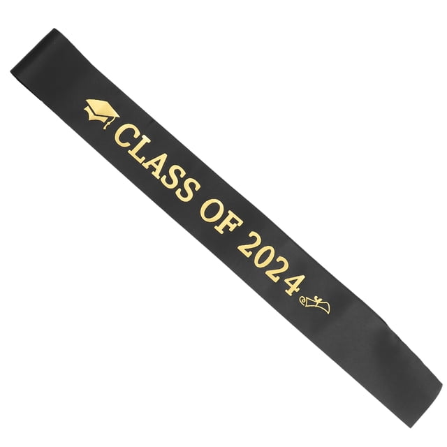 Miangastore Senior 2024 Satin Sash Graduation Sash Graduated Senior Cheer Sash Cheerleader Sash