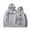 C115 Grey, variant on CONZONE Hoodies for Toddler Girls Long Sleeve Hooded Sweatshirts for Girls Letter Graphic Cozy Fall Winter Pullover Hoodies With Pocket Size 3-4 Years