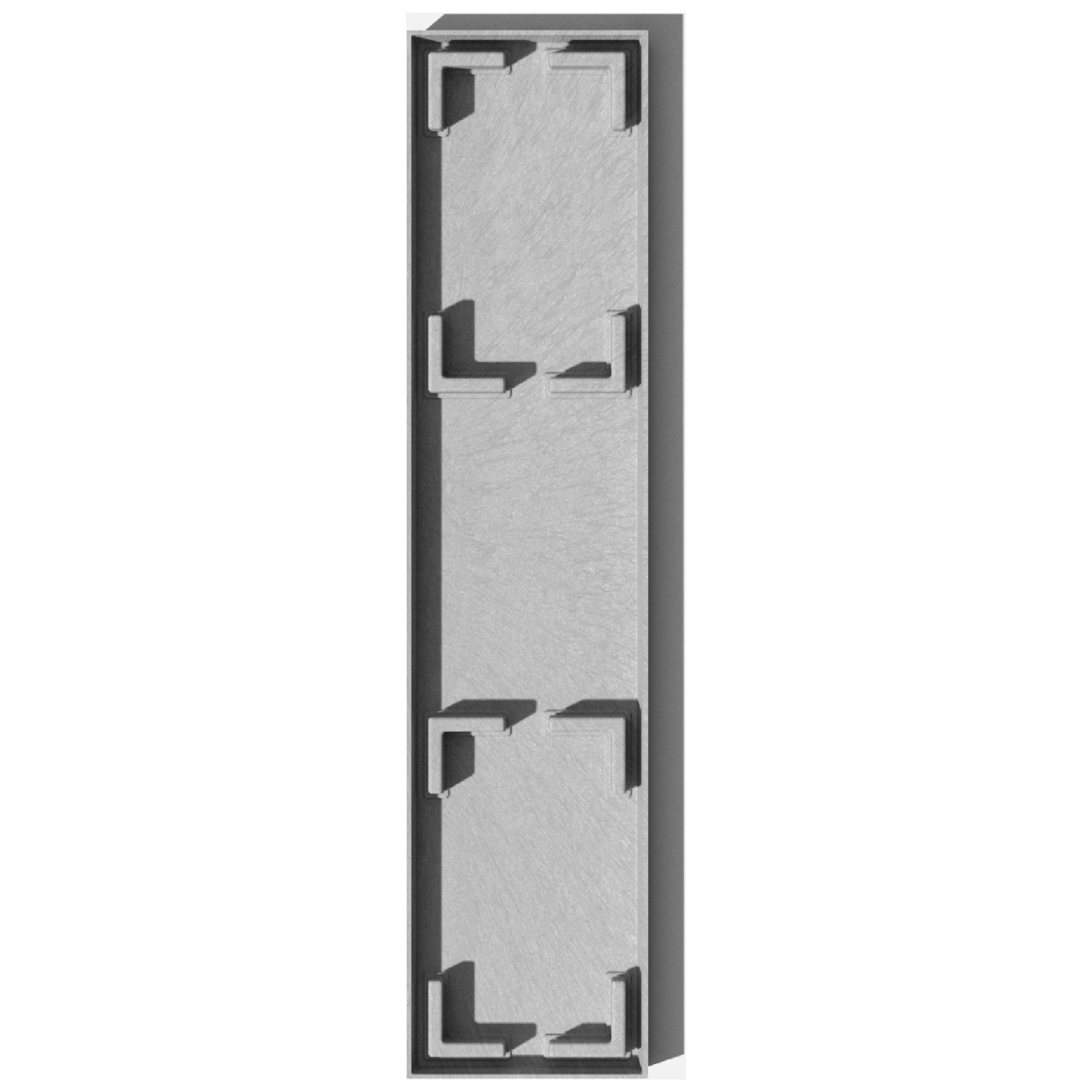 Veradek Pure Series Midori 31" Plastic Planter Tray - Gray