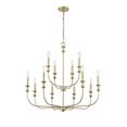 thumbnail image 4 of Millennium Lighting  Savanne 6/12 Chandelier Ceiling Light 12 - Vintage Brass, 4 of 6