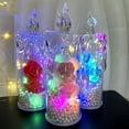 thumbnail image 6 of Sylvtty 1Pc/2Pcs Eternal Flower Flameless Candles LED Flickering Pillar Candles Valentine's Day Night Light for Wedding Home Decor, 6 of 7